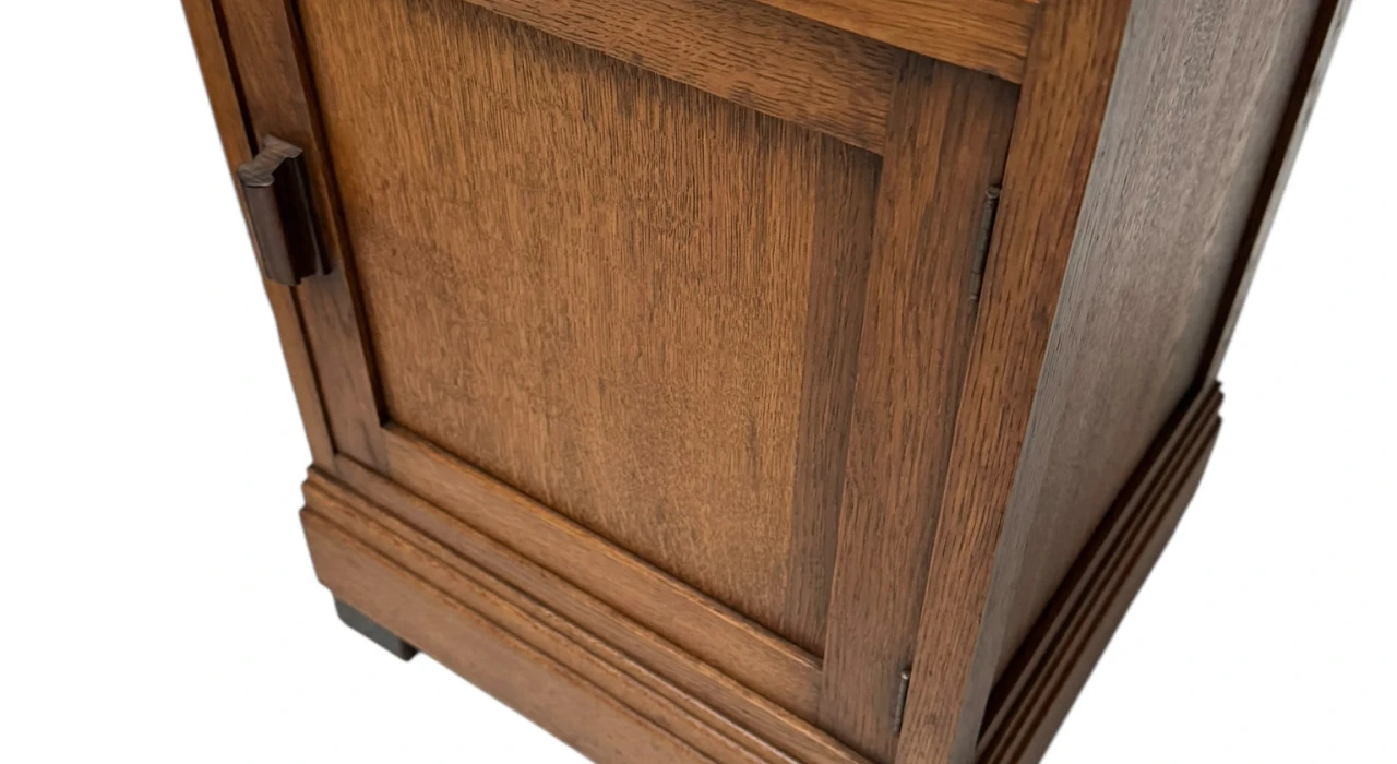 Two Art Deco Modernist Nightstands or Bedside Tables, 1920s